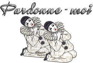 Gif animé pardonne moi Pierrots